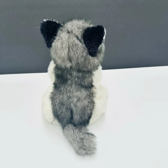 VTG Kellytoy Siberian Husky Blue Eyes Plush 10" Realistic Stuffed Puppy Dog - Picture 4 of 9